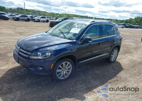 2014 Volkswagen Tiguan Sel from USA, damaged, VIN WVGAV3AX8EW559119